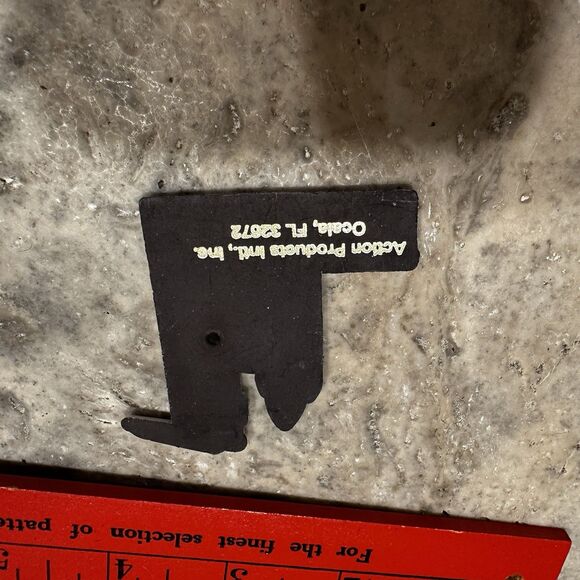 Space Shuttle Magnet Atlantis Vintage Flat Black White Souvenir - Picture 3 of 3